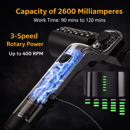 Electric Grill Cleaner – Rotary Power Brush for Outdoor Grills